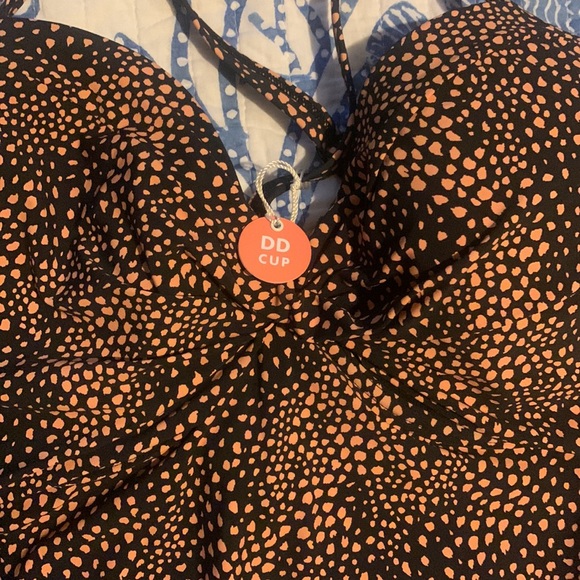 SEAFOLLY Safari Spot DD Twist Front Singlet Tankini NEW without tag - Picture 6 of 11